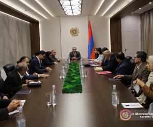 ԱԽ քարտուղար Արմեն Գրիգորյանը հանդիպել է իրանական վերլուծական կենտրոնների փորձագետներին