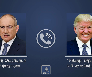 Pashinyan, Trump Discuss Regional Developments