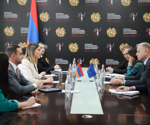 Armenian Justice Minister, EU Delegation Head Discuss Reforms