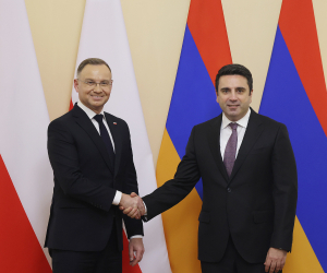 ԱԺ նախագահն ընդունել է Լեհաստանի նախագահ Անջեյ Դուդային