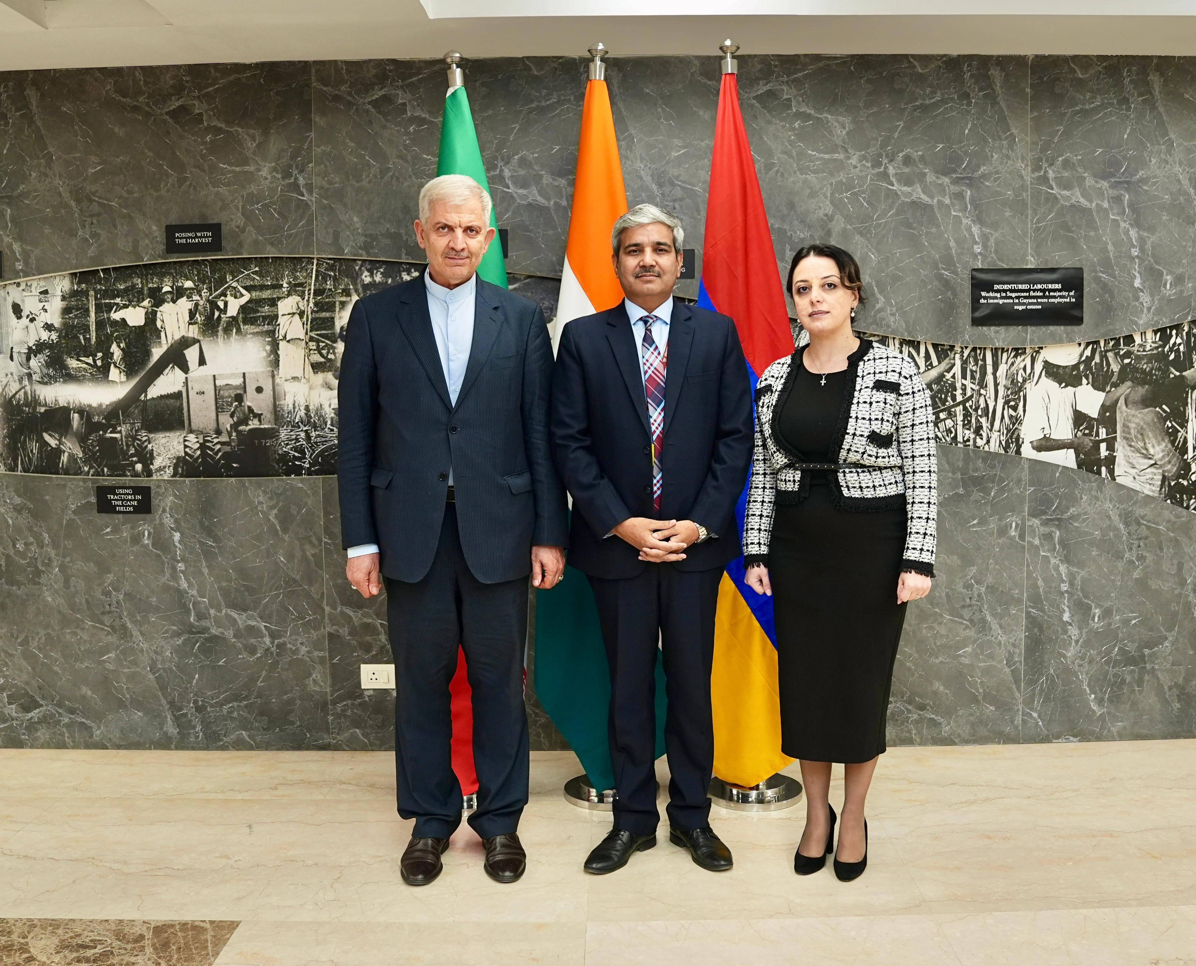 Հայաստան-Հնդկաստան-Իրան եռակողմ խորհրդակցություններ՝ Նյու Դելիում