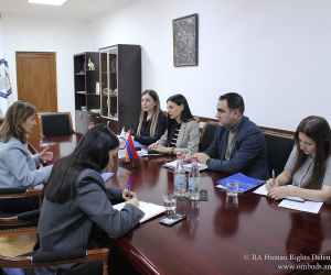 Անահիտ Մանասյանն ընդունել է Անհայտ կորած անձանց հարցերով միջազգային հանձնաժողովի գլխավոր տնօրենին