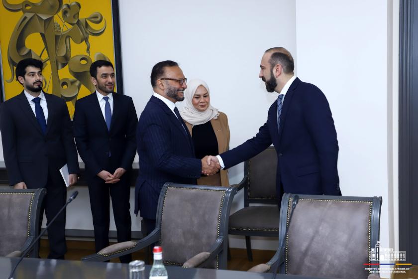 ԱԳ նախարարը հանդիպել է ԱՄԷ նախագահի դիվանագիտական հարցերով խորհրդականին