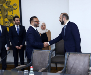 ԱԳ նախարարը հանդիպել է ԱՄԷ նախագահի դիվանագիտական հարցերով խորհրդականին