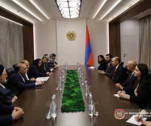 ԱԽ քարտուղարն ընդունել է Իրանի Մեջլիսի Իրան-Հայաստան բարեկամական խմբին