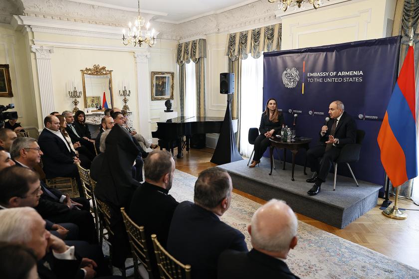Pashinyan Defends “Real Armenia” Ideology at Washington D.C. Meeting