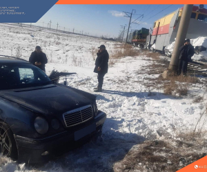 Ավտոմեքենան բախվել է գնացքին․ կա տուժած