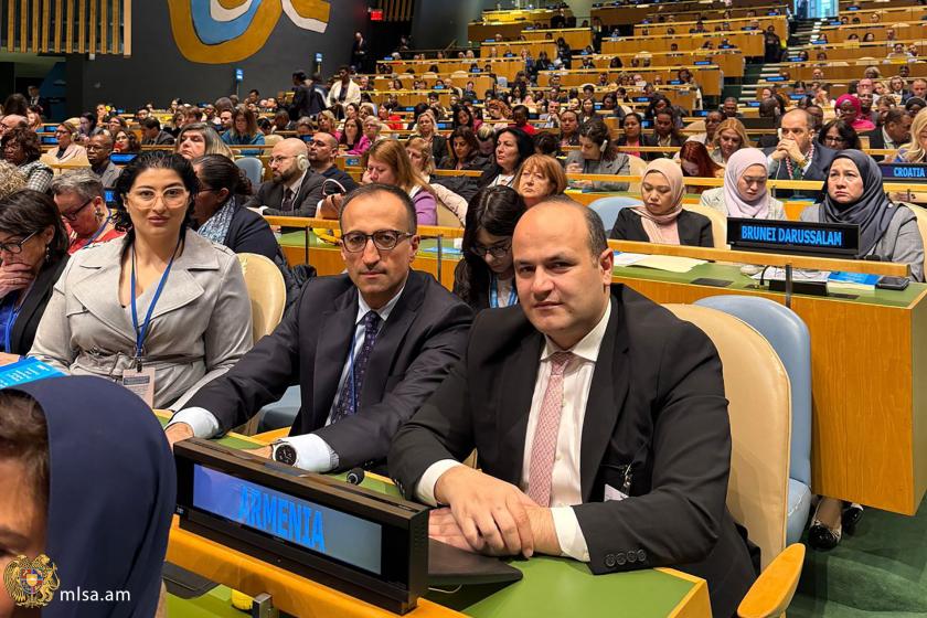 Armenian Delegation in New York for UN Status of Women Conclave