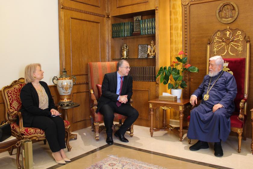 Greek Religious Affairs Official, Catholicos Aram I Meet