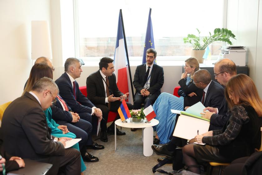Armenia, French National Assembly Heads Meet in Strasbourg