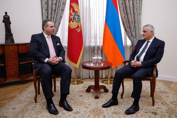 Փոխվարչապետ Մհեր Գրիգորյանն ընդունել է Չեռնոգորիայի արտաքին և եվրոպական գործերի փոխվարչապետին