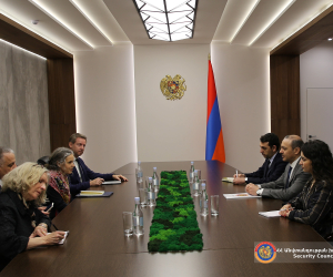 Արմեն Գրիգորյանն ընդունել է ԵՄ հատուկ ներկայացուցիչ Մագդալենա Գրոնոյին