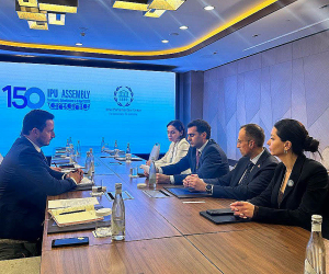 Հակոբ Արշակյանը ԵԽ փոխնախագահի հետ քննարկել է տարբեր ոլորտներում համագործակցության նոր հնարավորությունների վերաբերյալ հարցեր