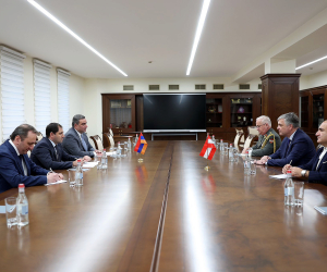 Սուրեն Պապիկյանն ընդունել է Հայաստանում Ավստրիայի արտակարգ և լիազոր դեսպան Ռոբերտ Գերշներին