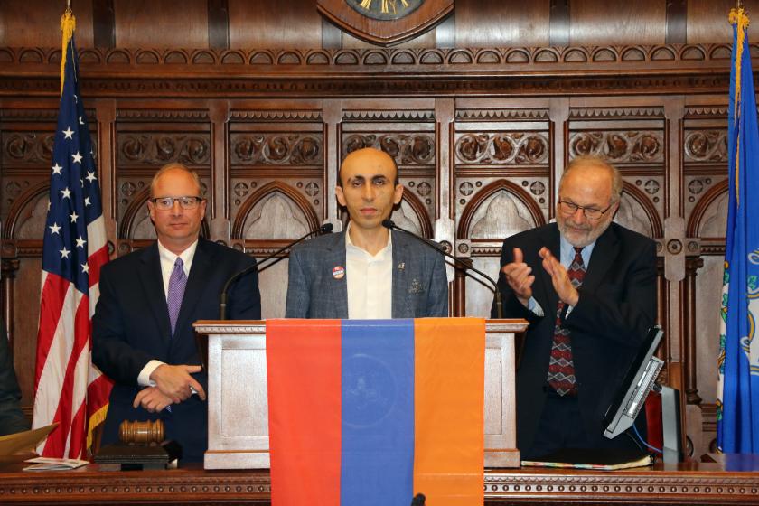 Արտակ Բեգլարյանը Յեյլի համալսարանում, Կոնեկտիկուտի ու Իլինոյի հայկական համայնքներում ներկայացրել է Արցախի վերաբերյալ յոթ ռազմավարական նպատակներ