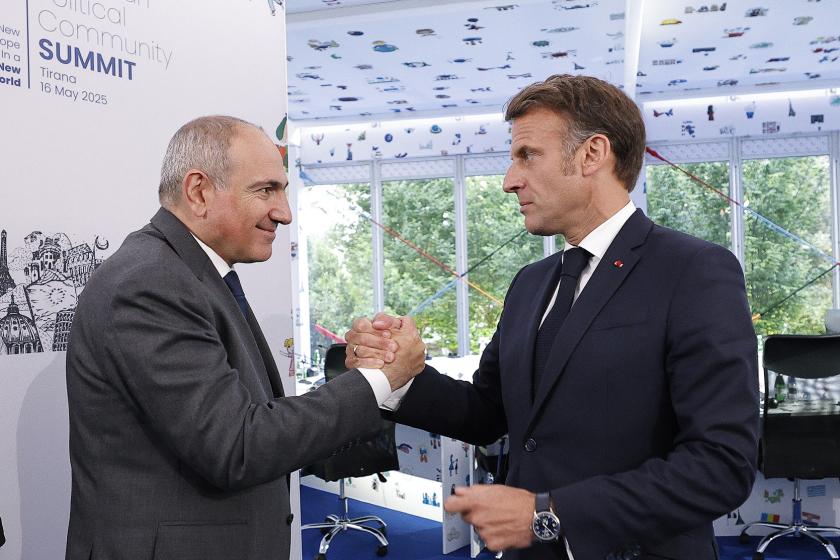 Состоялась встреча Никола Пашиняна и Эммануэля Макрона