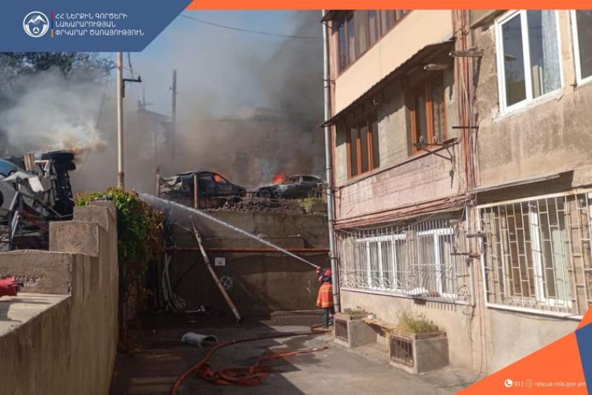 Այրվել են ավտոմեքենաներ