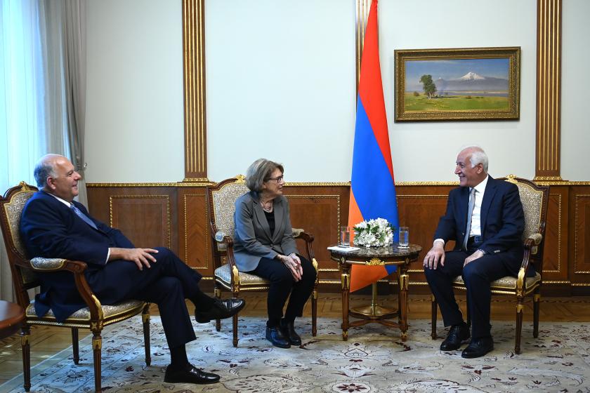 Վահագն Խաչատուրյանն ընդունել է Ամերիկայի հայկական համագումարի համանախագահներ Էնթոնի Բարսամյանին և Քարոլին Մուգարին
