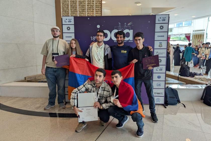 Armenian Highschoolers Win Three Medals at Astronomy/Astrophysics Olympiad