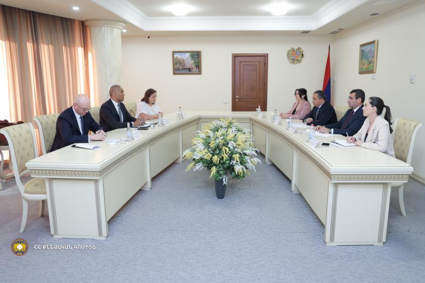 Քննչական կոմիտեի նախագահն ընդունել է Հայաստանում ԵԽ գրասենյակի ղեկավարին