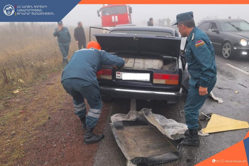 ՃՏՊ Շինուհայր գյուղի խաչմերուկում․ կա զոհ և տուժած