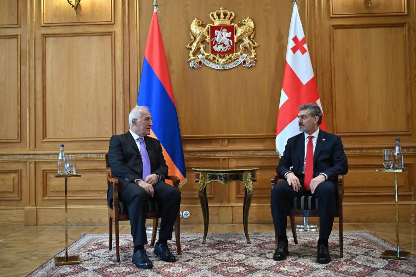 Վահագն Խաչատուրյանը Թբիլիսիում հանդիպել է Վրաստանի նախագահ Միխեիլ Կավելաշվիլիին