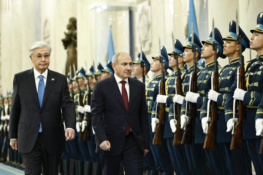 Никол Пашинян и Касым-Жомарт Токаев обсудили ряд вопросов дальнейшего развития многоотраслевого сотрудничества между Арменией и Казахстаном