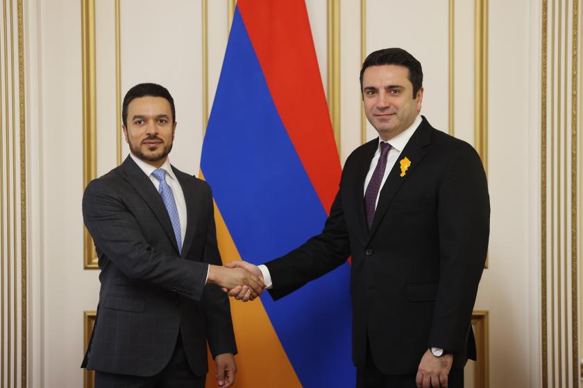 Ալեն Սիմոնյանն ընդունել է Կատարի Պետության նորանշանակ դեսպանին