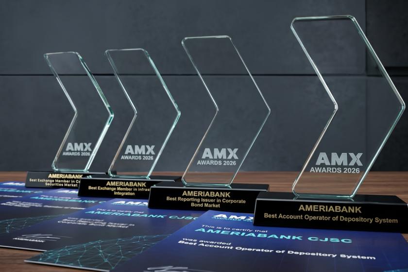Ameriabank Wins Four Awards at AMX Awards 2026