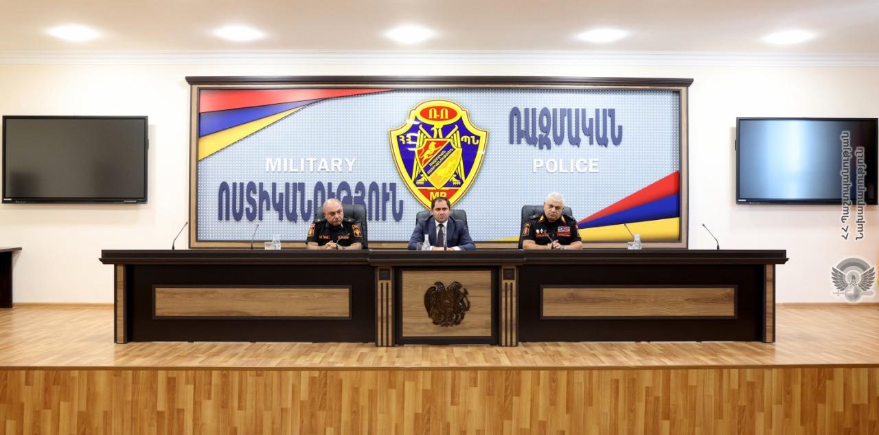 Սուրեն Պապիկյանը ռազմական ոստիկանության անձնակազմին է ներկայացրել ՌՈ նորանշանակ պետին
