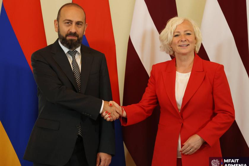 Արարատ Միրզոյանը հանդիպել է Լատվիայի Սաեյմայի նախագահին