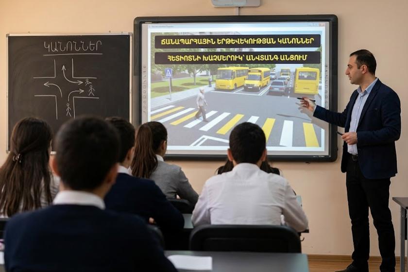 Դպրոցներում «Ճանապարհային երթևեկության կանոններ» խմբակն արդյունավետ վարելու համար վերապատրաստվում է ավելի քան 700 ուսուցիչ