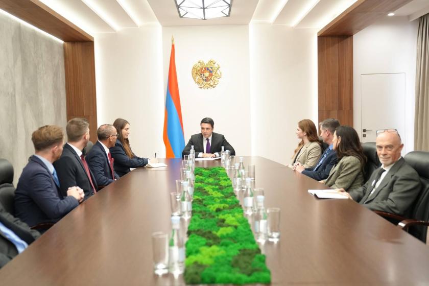 Armenian Security Chief Alen Simonyan Meets with U.S.-Based 'Save Armenia' to Discuss Strategic Partnership