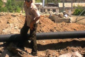 Էլիտար կոյուղագծի անցկացումը