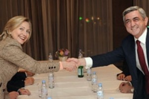 President Sargsyan and Secretary Clinton Have Phone Conversation