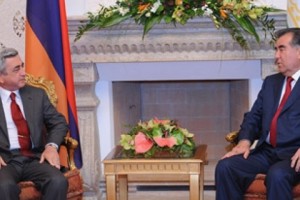 Դուշանբեում հանդիպել են Հայաստանի ու Տաջիկստանի նախագահները