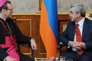 Նախագահը հրաժեշտ է տվել տարածաշրջանում Սուրբ Աթոռի առաքելական նվիրակին