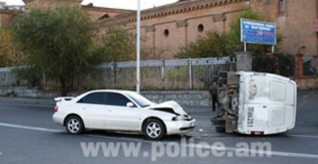 «ԳԱԶել»-ը շրջվել է. զոհեր եւ վիրավորներ չկան