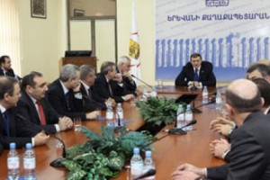Տարոն Մարգարյանը հանդիպել է Հայաստանի արդյունաբերողների և գործարարների 
միության անդամների հետ