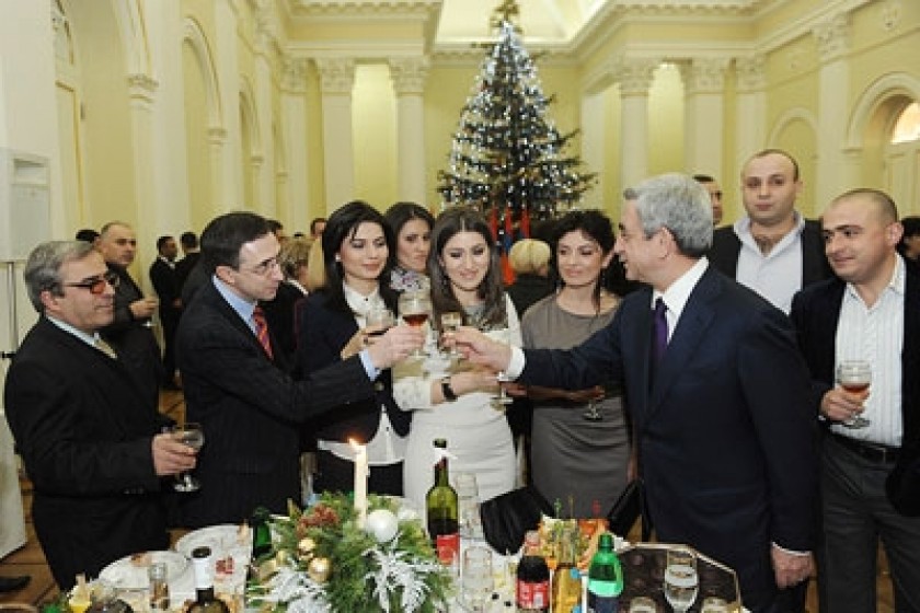 Սերժ Սարգսյանն ընդունել է լրատվամիջոցների ներկայացուցիչներին