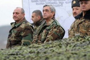 Սերժ Սարգսյանն այցելել է ԼՂՀ զորամասեր