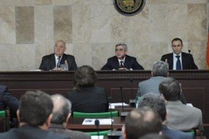 Սերժ Սարգսյանը մասնակցել է ԵՊՀ-ի խորհրդի նիստին